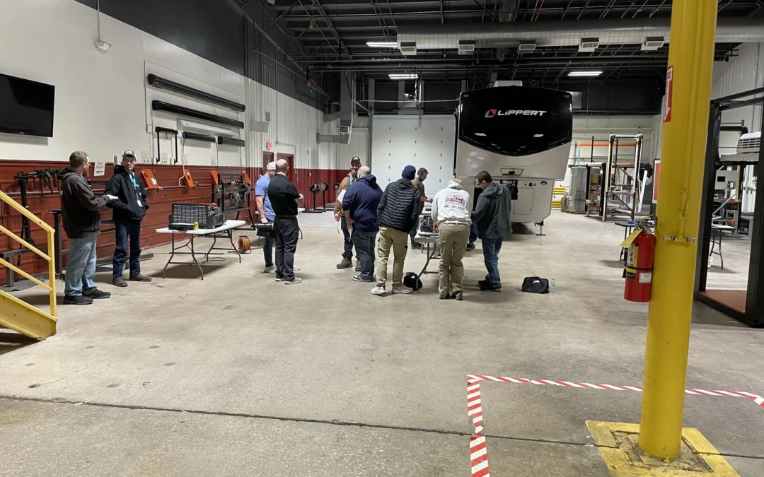 Training at Lippert Technical Institute in Indiana